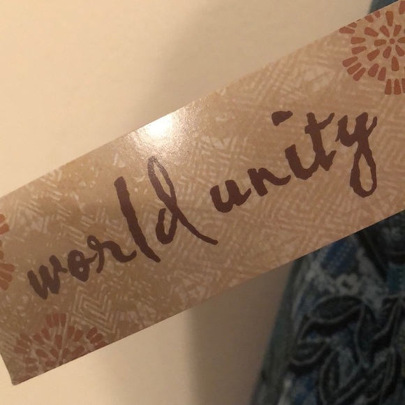 World Unity tunic top. Blue. Small - Picture 4 of 8